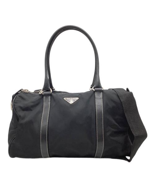 PRADA（プラダ）PRADA (プラダ) ミニボストンバッグ ブラックの古着・服飾アイテム