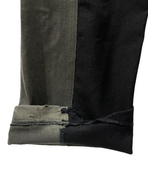 DIESEL（ディーゼル）DIESEL (ディーゼル) 切替パンツ ブラック×グレー サイズ:W50の古着・服飾アイテム