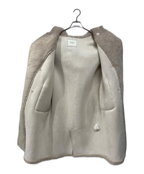 HER LIP TO（ハーリップトゥ）HER LIP TO (ハーリップトゥ) Fleur Shearling Boa Coat ベージュ サイズ:Sの古着・服飾アイテム