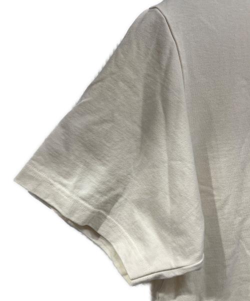 BlackEyePatch（ブラックアイパッチ）BlackEyePatch (ブラックアイパッチ) 半袖カットソー アイボリー×グリーン サイズ:extra　largeの古着・服飾アイテム