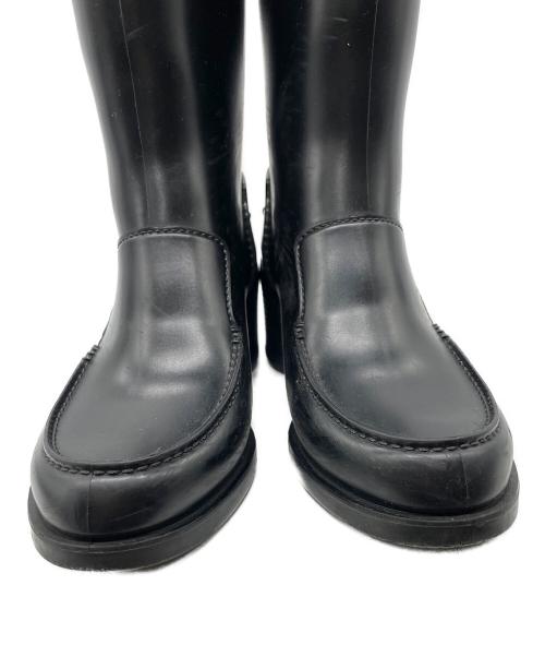 Salvatore Ferragamo（サルヴァトーレ フェラガモ）Salvatore Ferragamo (サルヴァトーレ フェラガモ) ラバーブーツ ブラック サイズ:8の古着・服飾アイテム