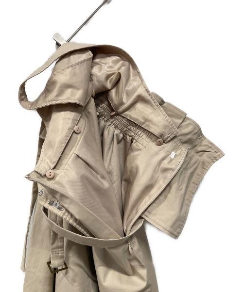 Snidel（スナイデル）Snidel (スナイデル) ワンショルダースカート ベージュの古着・服飾アイテム