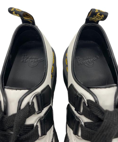 Dr.Martens（ドクターマーチン）Dr.Martens (ドクターマーチン) SIDNEY2ホール シューズ ホワイト×ブラック サイズ:UK 3の古着・服飾アイテム