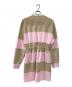 FURFUR (ファーファー) ポロシャツミニワンピース ベージュ×ピンク サイズ:F：6000円