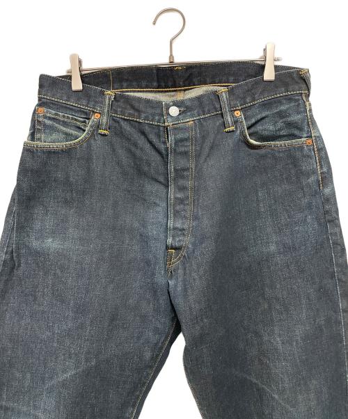 EVISU（エヴィス）EVISU (エヴィス) カモメ ペイント デニムパンツ ネイビー サイズ: W38×L35の古着・服飾アイテム