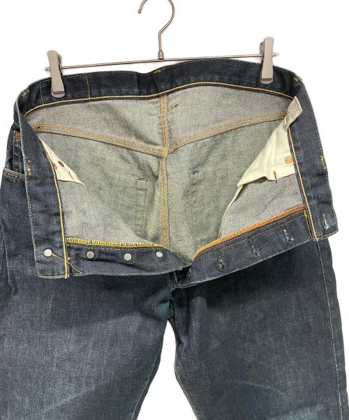 EVISU（エヴィス）EVISU (エヴィス) カモメ ペイント デニムパンツ ネイビー サイズ: W38×L35の古着・服飾アイテム