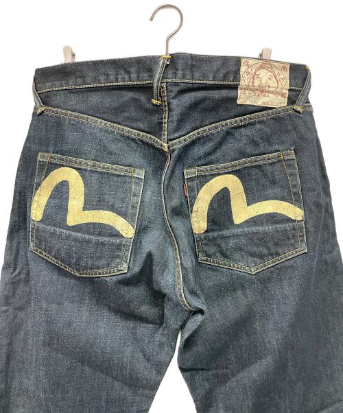 EVISU（エヴィス）EVISU (エヴィス) カモメ ペイント デニムパンツ ネイビー サイズ: W38×L35の古着・服飾アイテム