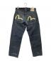 EVISU (エヴィス) カモメ ペイント デニムパンツ ネイビー サイズ: W38×L35：10000円