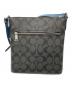 中古・古着 COACH (コーチ) シグネチャー キャンバス・ホース アンド スレイ ブラック：20000円