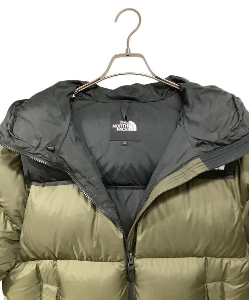 THE NORTH FACE（ザ ノース フェイス）THE NORTH FACE (ザ ノース フェイス) Nuptse Hoodie/ヌプシフーディー グリーン×ブラック サイズ:SIZE Lの古着・服飾アイテム