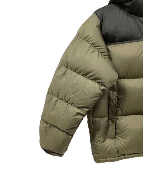 THE NORTH FACE（ザ ノース フェイス）THE NORTH FACE (ザ ノース フェイス) Nuptse Hoodie/ヌプシフーディー グリーン×ブラック サイズ:SIZE Lの古着・服飾アイテム
