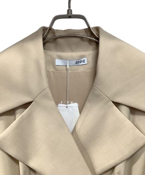 JENNE（ジェンヌ）JENNE (ジェンヌ) ローマ風トレンチドレス ベージュ サイズ:Mの古着・服飾アイテム