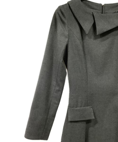 JENNE（ジェンヌ）JENNE (ジェンヌ) アシンメトリーワンピース ブラック サイズ:Mの古着・服飾アイテム