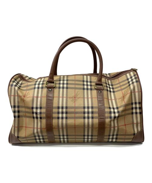 Burberry's（バーバリー）Burberry's (バーバリー) ボストンバッグ ブラウンの古着・服飾アイテム