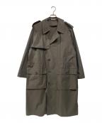 AURALEEオーラリー）の古着「FINX NYLON CHAMBRAY FIELD COAT」｜ダークブラウン