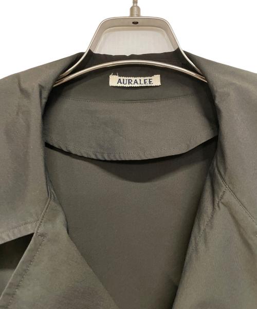 AURALEE（オーラリー）AURALEE (オーラリー) FINX NYLON CHAMBRAY FIELD COAT ダークブラウン サイズ:3の古着・服飾アイテム