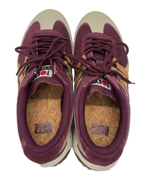 Onitsuka Tiger（オニツカタイガー）Onitsuka Tiger (オニツカタイガー) DELEGATION EX パープル×ベージュ サイズ:26.5㎝の古着・服飾アイテム