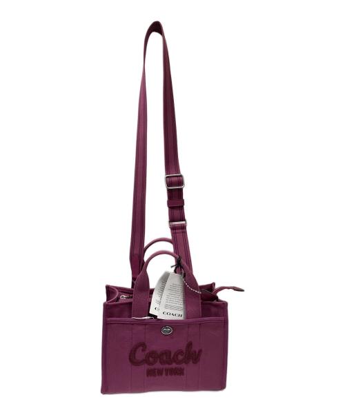 COACH（コーチ）COACH (コーチ) コーチ カーゴ トート 26 ピンク 未使用品の古着・服飾アイテム