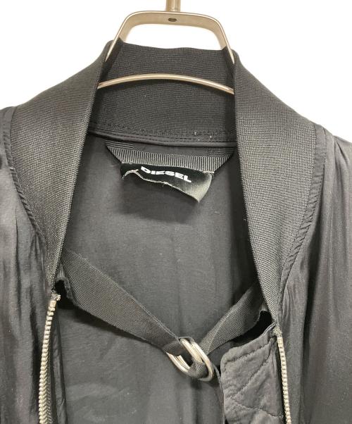DIESEL（ディーゼル）DIESEL (ディーゼル) ブルゾン ブラック サイズ:Sの古着・服飾アイテム