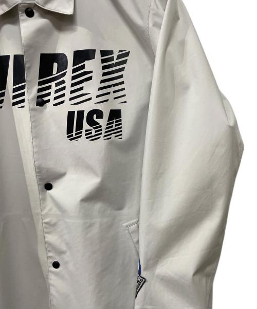 AVIREX（アヴィレックス）AVIREX (アヴィレックス) コーチジャケット ライトグレー サイズ:2XLの古着・服飾アイテム