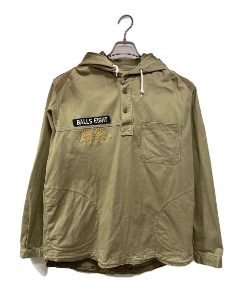 AVIREX（アヴィレックス）AVIREX (アヴィレックス) アノラックパーカー ベージュ サイズ:XLの古着・服飾アイテム