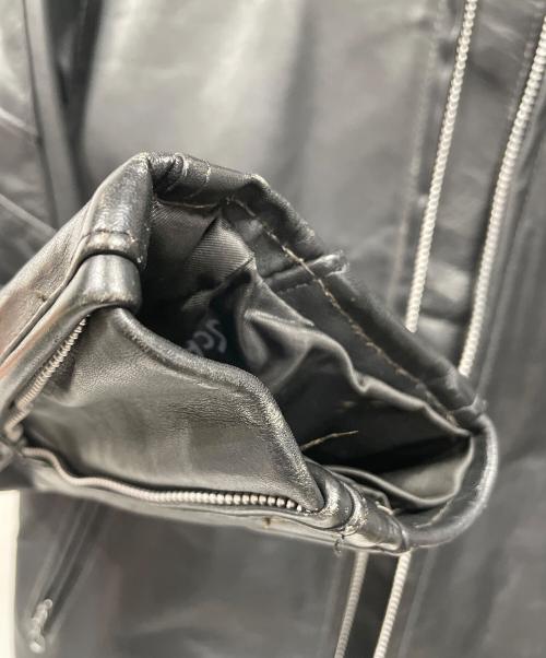Schott（ショット）Schott (ショット) ボアライナー付レザージャケット ブラック サイズ:38の古着・服飾アイテム