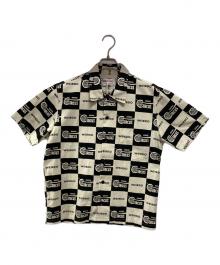 WEIRDO（ウィアード）の古着「RINGING - S/S SHIRTS」｜ベージュ×ブラック