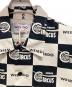 中古・古着 WEIRDO (ウィアード) RINGING - S/S SHIRTS ベージュ×ブラック サイズ:S 未使用品：10000円