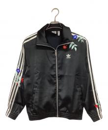 adidas（アディダス）の古着「Graphics Floral Firebird Track Top」｜ブラック