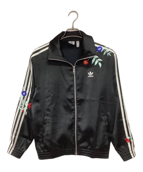 adidas（アディダス）adidas (アディダス) Graphics Floral Firebird Track Top ブラック サイズ:Mの古着・服飾アイテム