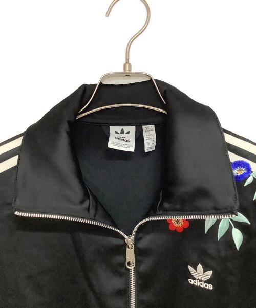 adidas（アディダス）adidas (アディダス) Graphics Floral Firebird Track Top ブラック サイズ:Mの古着・服飾アイテム