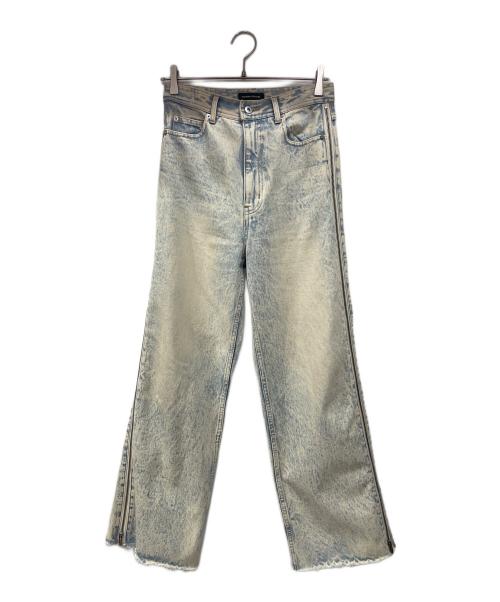 MAISON SPECIAL（メゾンスペシャル）MAISON SPECIAL (メゾンスペシャル) Side Long Zip Denim ブルー サイズ:38の古着・服飾アイテム