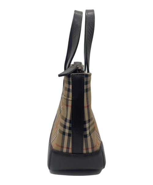 BURBERRY（バーバリー）BURBERRY (バーバリー) ハンドバッグ ブラウンの古着・服飾アイテム