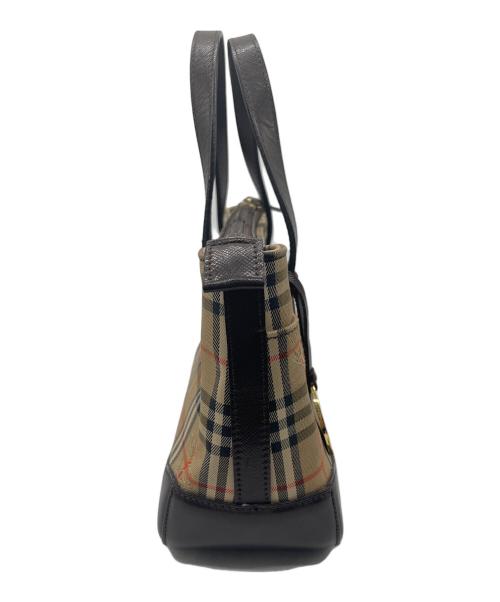 BURBERRY（バーバリー）BURBERRY (バーバリー) ハンドバッグ ブラウンの古着・服飾アイテム