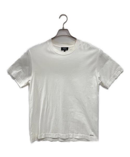 A.P.C.（アーペーセー）A.P.C. (アーペーセー) 半袖カットソー ホワイト サイズ:Sの古着・服飾アイテム