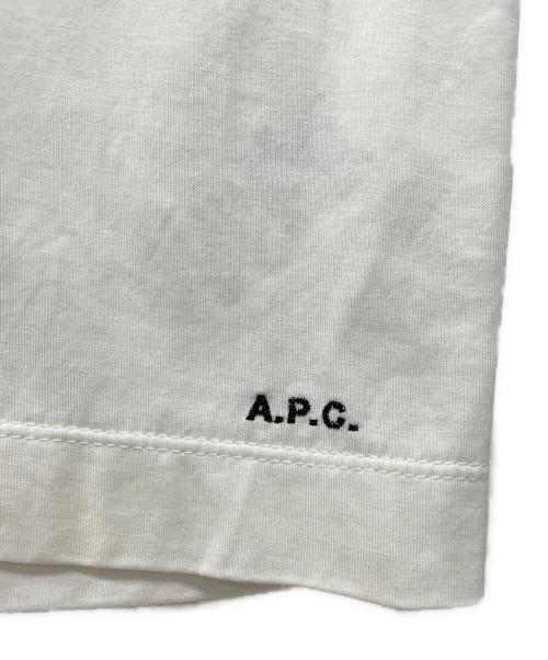 A.P.C.（アーペーセー）A.P.C. (アーペーセー) 半袖カットソー ホワイト サイズ:Sの古着・服飾アイテム