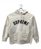 SUPREMEシュプリーム）の古着「21AW PEARL LOGO HOODET SWEATSHIRT」｜アイボリー