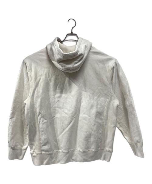 SUPREME（シュプリーム）Supreme (シュプリーム) 21AW PEARL LOGO HOODET SWEATSHIRT アイボリー サイズ:Lの古着・服飾アイテム