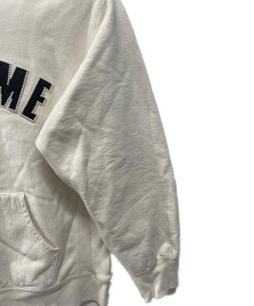 SUPREME（シュプリーム）Supreme (シュプリーム) 21AW PEARL LOGO HOODET SWEATSHIRT アイボリー サイズ:Lの古着・服飾アイテム