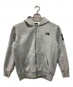 THE NORTH FACEザ ノース フェイス）の古着「スクエアロゴ フルジップパーカー」｜グレー
