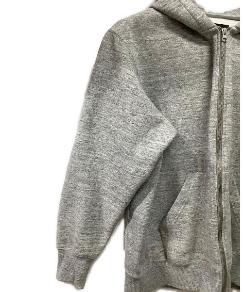 THE NORTH FACE（ザ ノース フェイス）THE NORTH FACE (ザ ノース フェイス) スクエアロゴ フルジップパーカー グレー サイズ:Lの古着・服飾アイテム