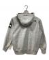THE NORTH FACE (ザ ノース フェイス) スクエアロゴ フルジップパーカー グレー サイズ:L：7000円