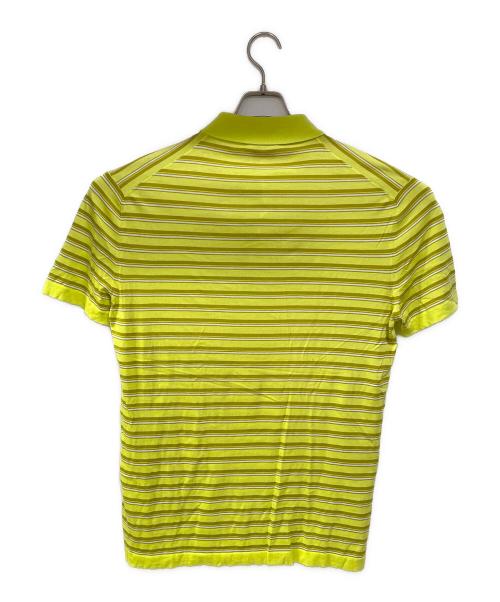 HERMES（エルメス）HERMES (エルメス) ポロシャツ 黄緑 サイズ:Lの古着・服飾アイテム