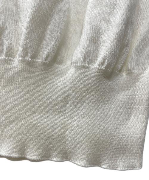 HERMES（エルメス）HERMES (エルメス) 半袖ニット ベージュ サイズ:Lの古着・服飾アイテム