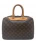 LOUIS VUITTON (ルイ ヴィトン) ドーヴィル M47270/ボーリングヴァニティ/ハンドバッグ/ボストンバッグ ブラウン：90000円