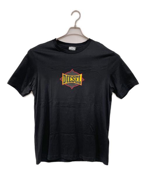 DIESEL（ディーゼル）DIESEL (ディーゼル) 半袖カットソー ブラック サイズ:XLの古着・服飾アイテム