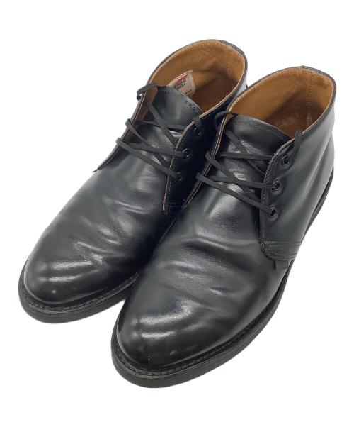 RED WING（レッドウィング）RED WING (レッドウィング) POSTMAN CHAKKA ブラック サイズ:25.5の古着・服飾アイテム
