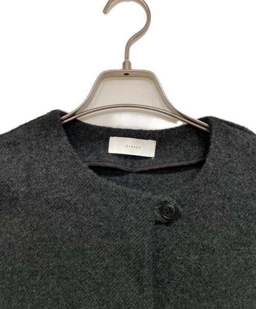 KAGURE（カグレ）KAGURE (カグレ) ウールクルーネックジャケット  グレー サイズ:FREEの古着・服飾アイテム
