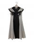 FURFUR (ファーファー) ノースリーブワンピース ブラック×ホワイト サイズ:1：4000円