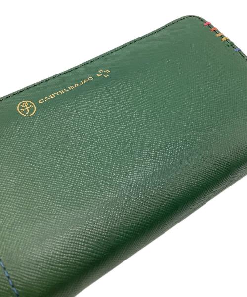 CASTELBAJAC（カステルバジャック）CASTELBAJAC (カステルバジャック) 長財布 グリーンの古着・服飾アイテム